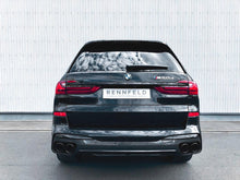 Laden Sie das Bild in den Galerie-Viewer, BMW X7 (G07) Edelstahl-Sportendschalldämpfer 4 x 100mm Schwarzchrom