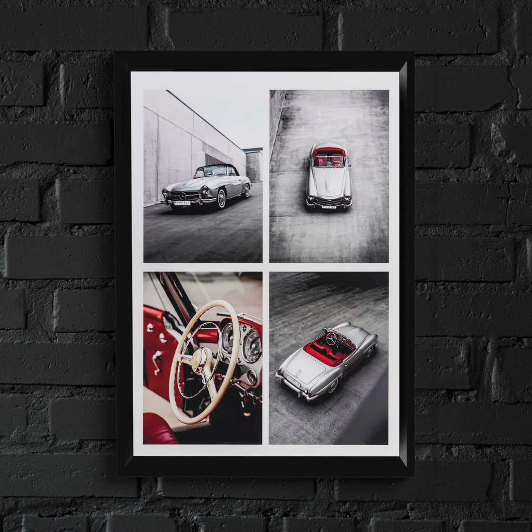 Mercedes Benz 190 SL Art Print