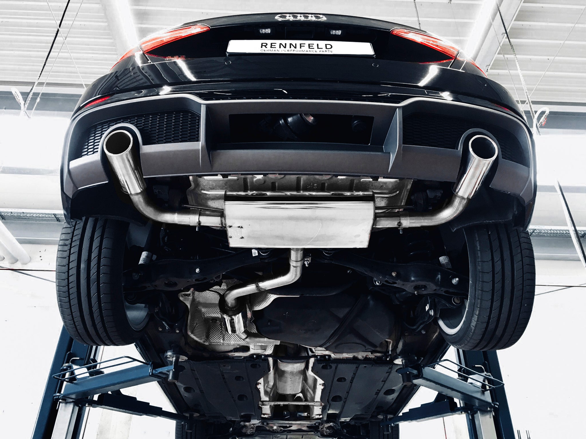 Audi A3 8V US Prestige Line Look Edelstahl-Sportendschalldämpfer – Rennfeld