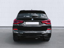 Laden Sie das Bild in den Galerie-Viewer, BMW X3 G01 Edelstahl Sportendschalldämpfer IntegraTip 3 in schwarz