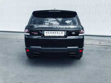 Laden Sie das Bild in den Galerie-Viewer, Range Rover Sport Edelstahl-Sportendschalldämpfer IntegraTip 3 in schwarz