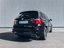 Load image into Gallery viewer, BMW X3 F25 Edelstahl Sportendschalldämpfer IntegraTip 3