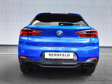 Load image into Gallery viewer, BMW X2 (F39) Edelstahl-Sportendschalldämpfer mit Endrohrvariante IntegraTip III in schwarz Hochglanz