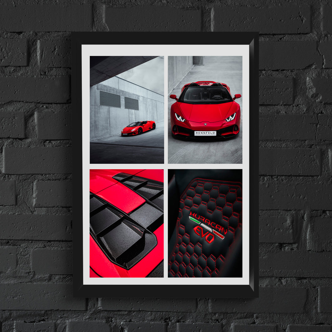 Lamborghini Huracan Evo Spyder Art Print