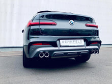 Laden Sie das Bild in den Galerie-Viewer, BMW X4 G03 Sportendschalldämpfer 4x100mm in Silber